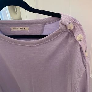 Free people purple sweater